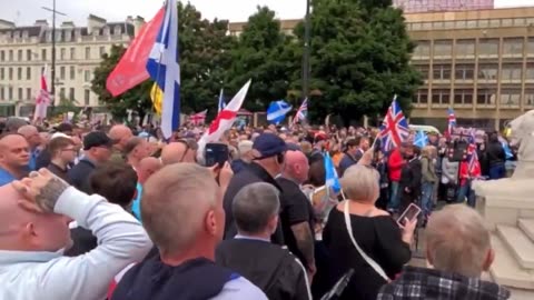 🚨NEW: Thousands of Scots are in Glasgow today to say no to mass migration