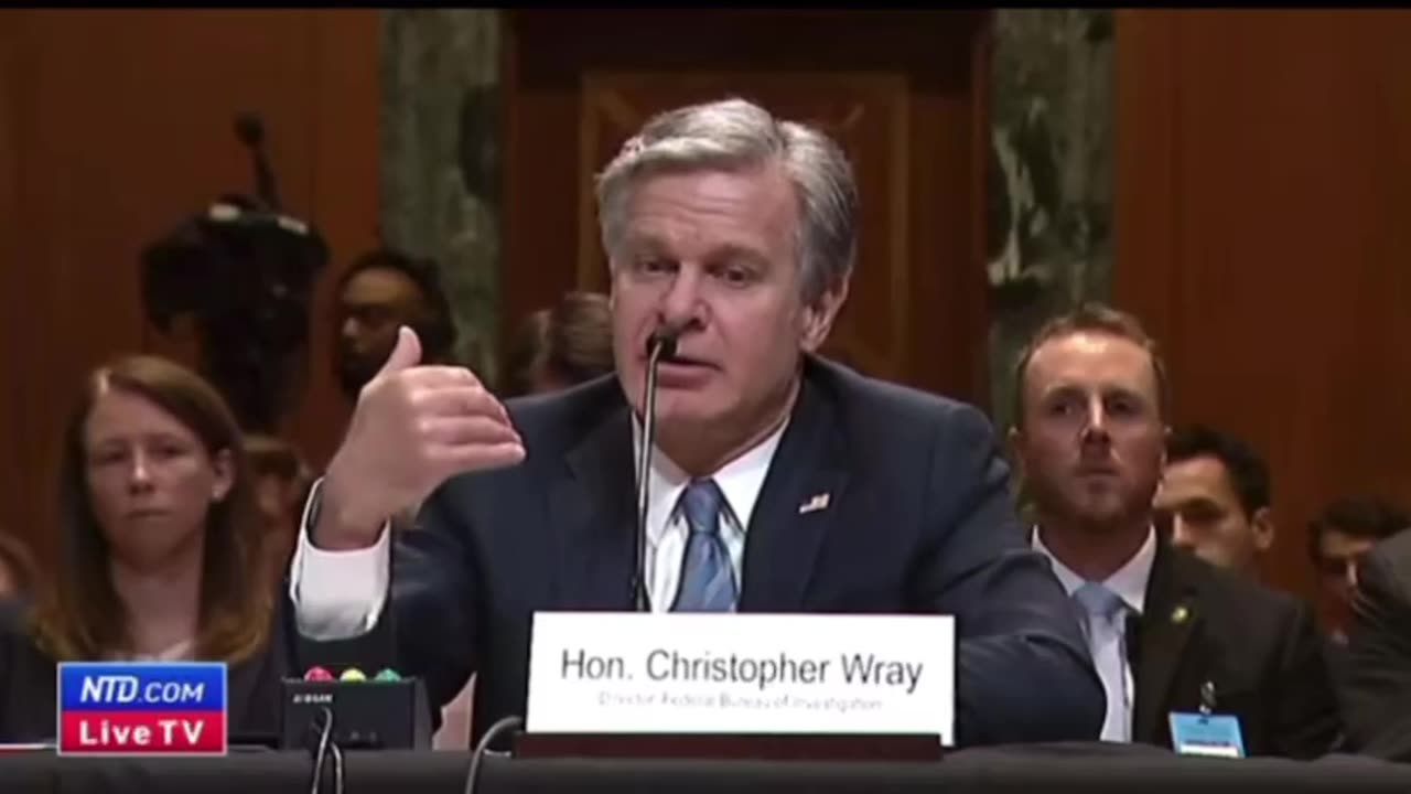 In this clip, Senator Kennedy grills Christopher Wray about Epstein.