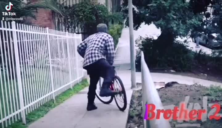 Stealing a bike gone wrong.