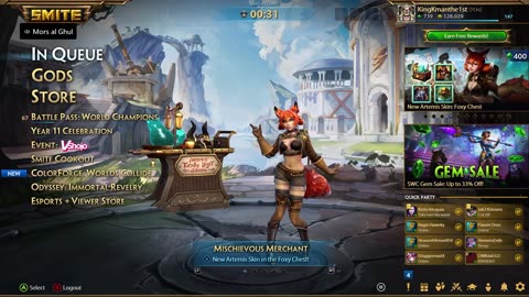 Playing Smite, Free-To-Play Game, Add Me on Xbox @KingKMANthe1st