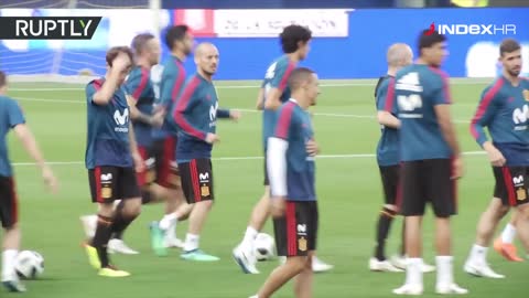Španjolska nogometna reprezentacija se priprema za Švicarsku