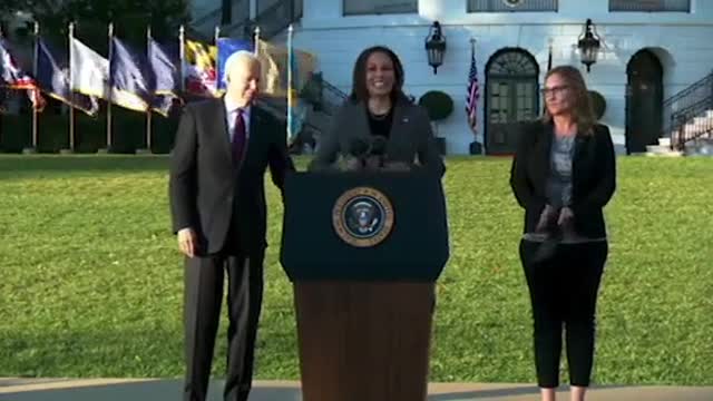 WH Announces the Wrong Name as Kamala Begins to Speak