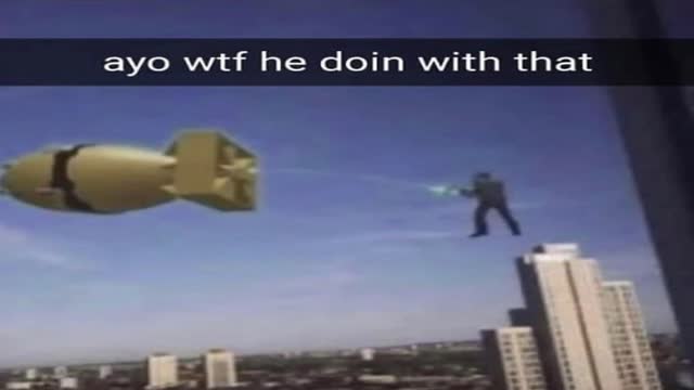 Ayo wtf he doing??!