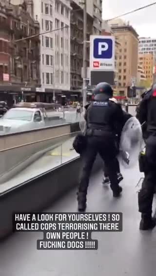 Melbourne, Australia: Police throw woman to ground, drag her