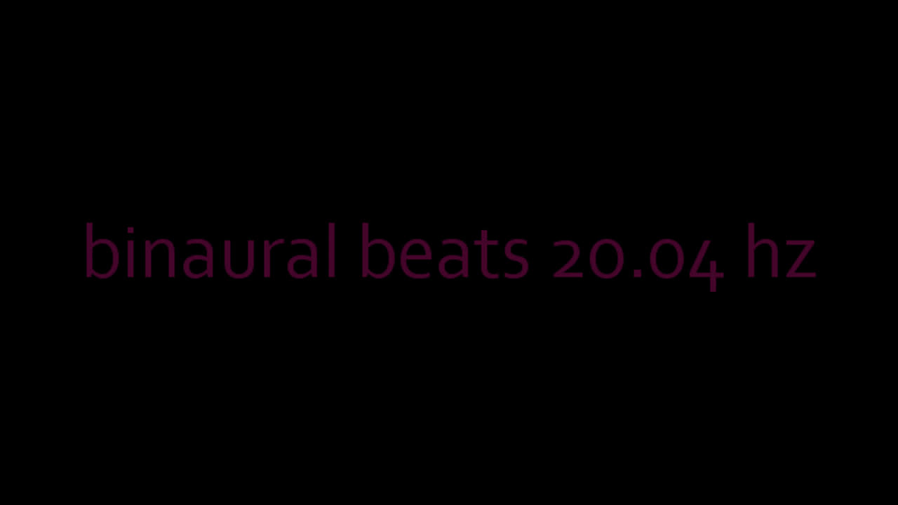 binaural beats 20.04 hz