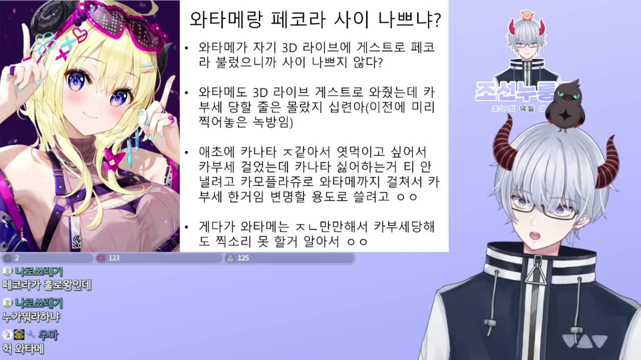 페코라와 마린의 사쿠라 미코 이지메 사건 여론 조작 하다가 딱 걸린 한국 키리누커 야나기