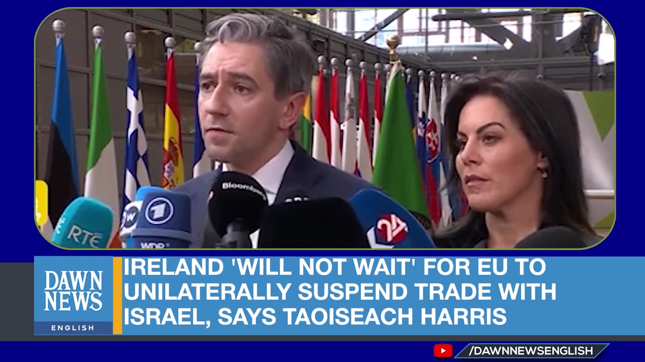 Ireland Will Not Wait For EU To Unilaterally Suspend Trade With Israel: PM Harris