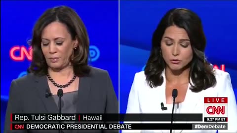 "Tulsi Gabbard's 2020 Debate Takedown Forced Kamala Harris Out – Now She Supports Trump!"