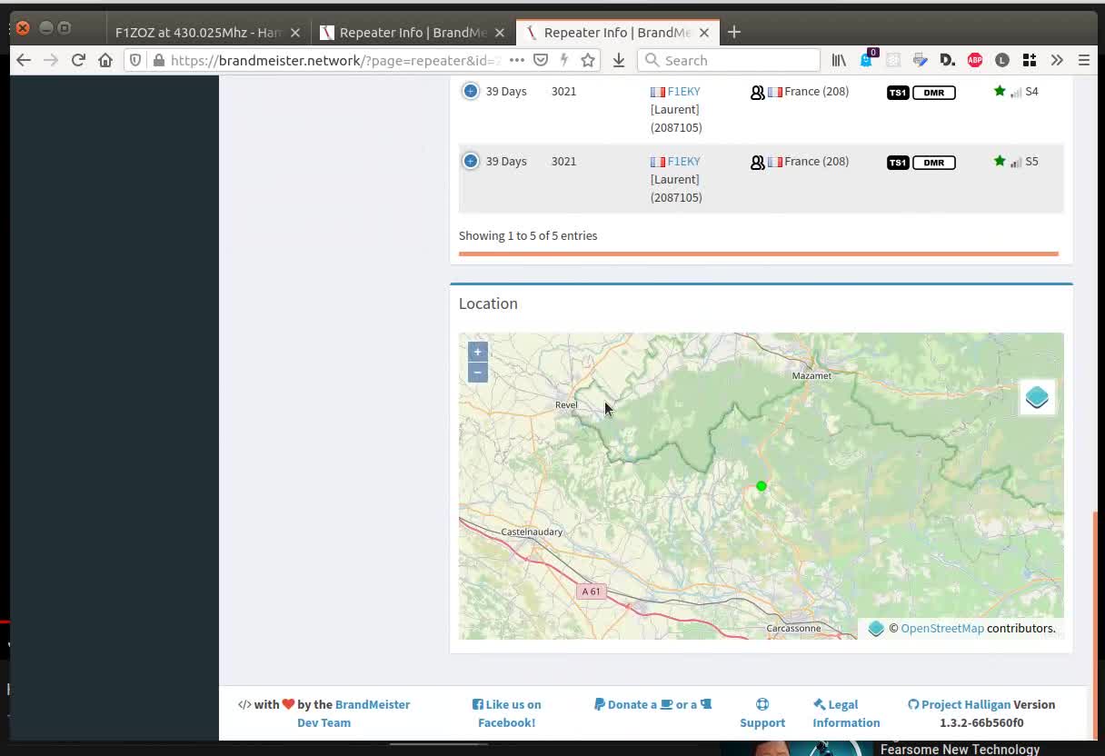 Hearham.live DMR callsign listener howto