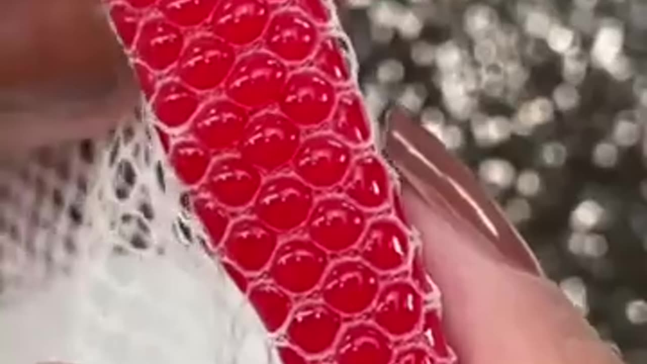 Juicy_Red_Raspberry_Nail_that_turns_Poisonous_White_in_Water_🍓☠️💦_#nails_#art_#cute_#nailtutorial