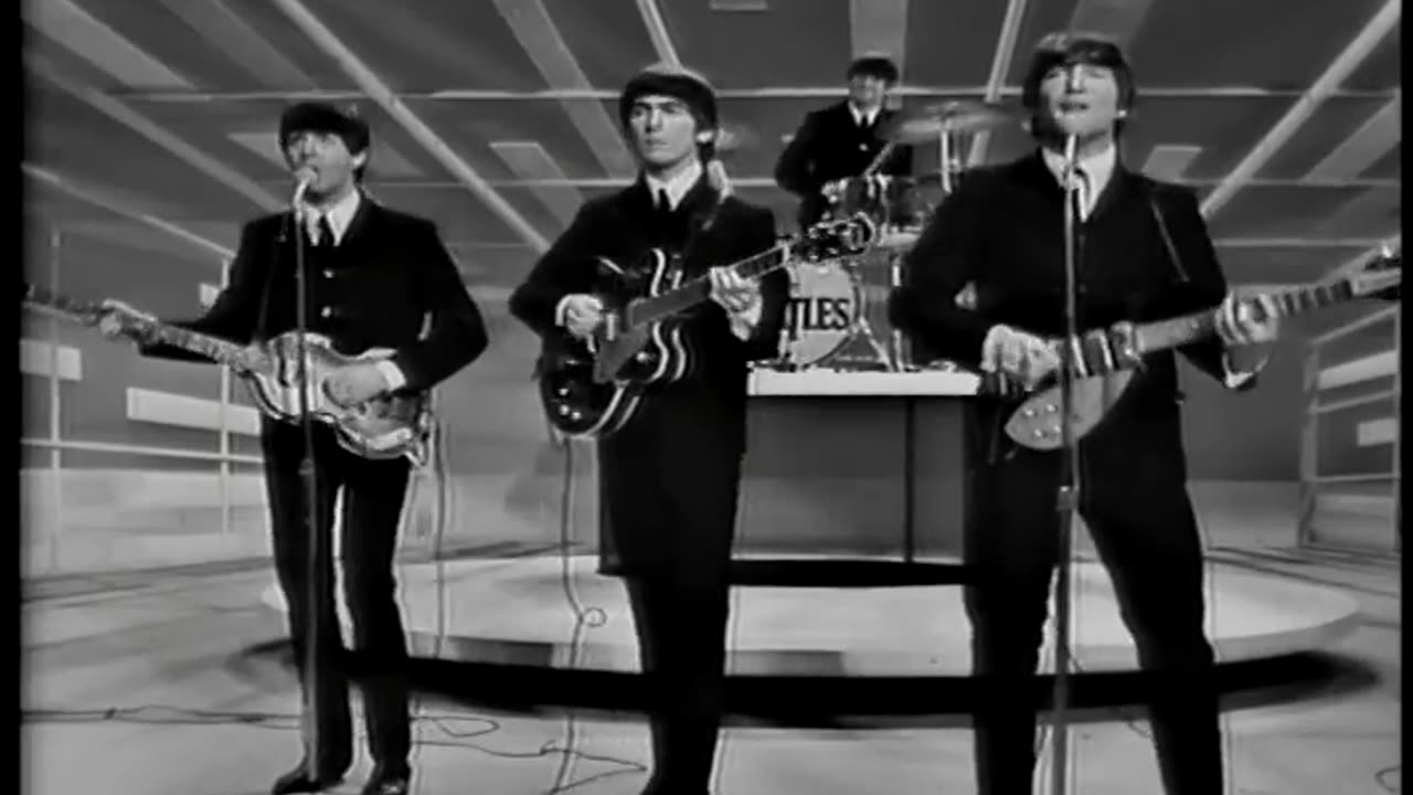 The Beatles - I Want To Hold Your Hand - Performed Live On The Ed Sullivan Show 2-9-64