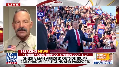 Man arrested outside Trump's Coachella rally had multiple guns, passports