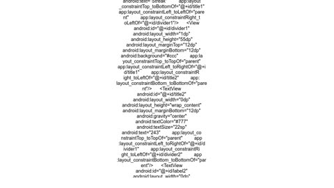 Constraint Layout Vertical Align Center