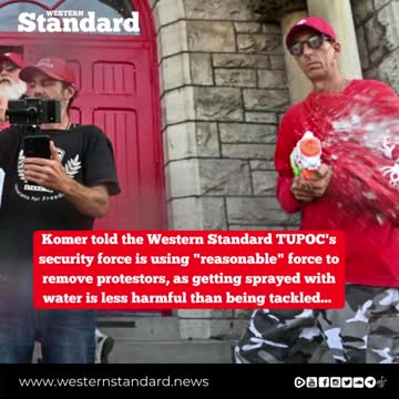 As eviction deadline passes, TUPOC brings out the waterguns