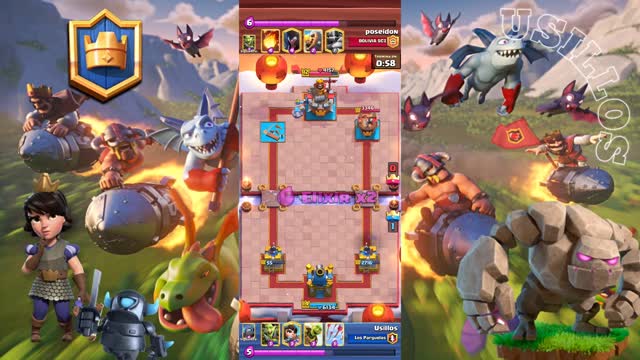 Clash royale deck of GOLEM He forgets a LITTLE detail to win - TV ROYALE 2022✌ 6000 Cups👈