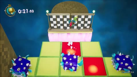 Sackboy A Big Adventure (PS4) (77) Knitted Knight Trial 15 - Fish 'N' Slips (Gold)