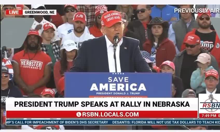 President Trump Exposes Dark Money in NE Speech