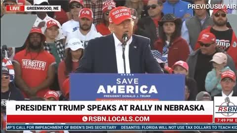 President Trump Exposes Dark Money in NE Speech