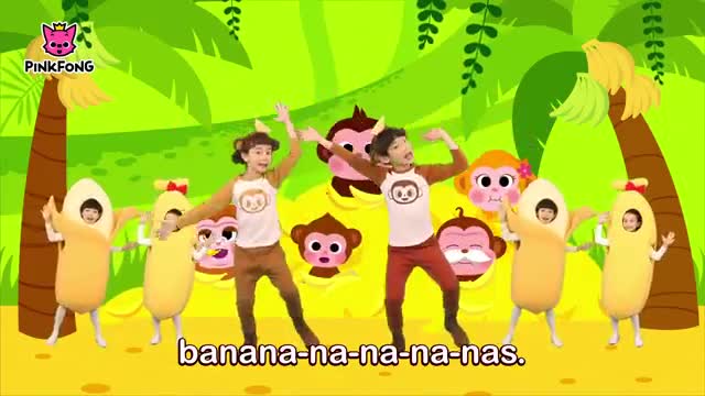 Monkey Banana Dance - Baby Monkey - Dance Along - Pinkfong Songs for Children