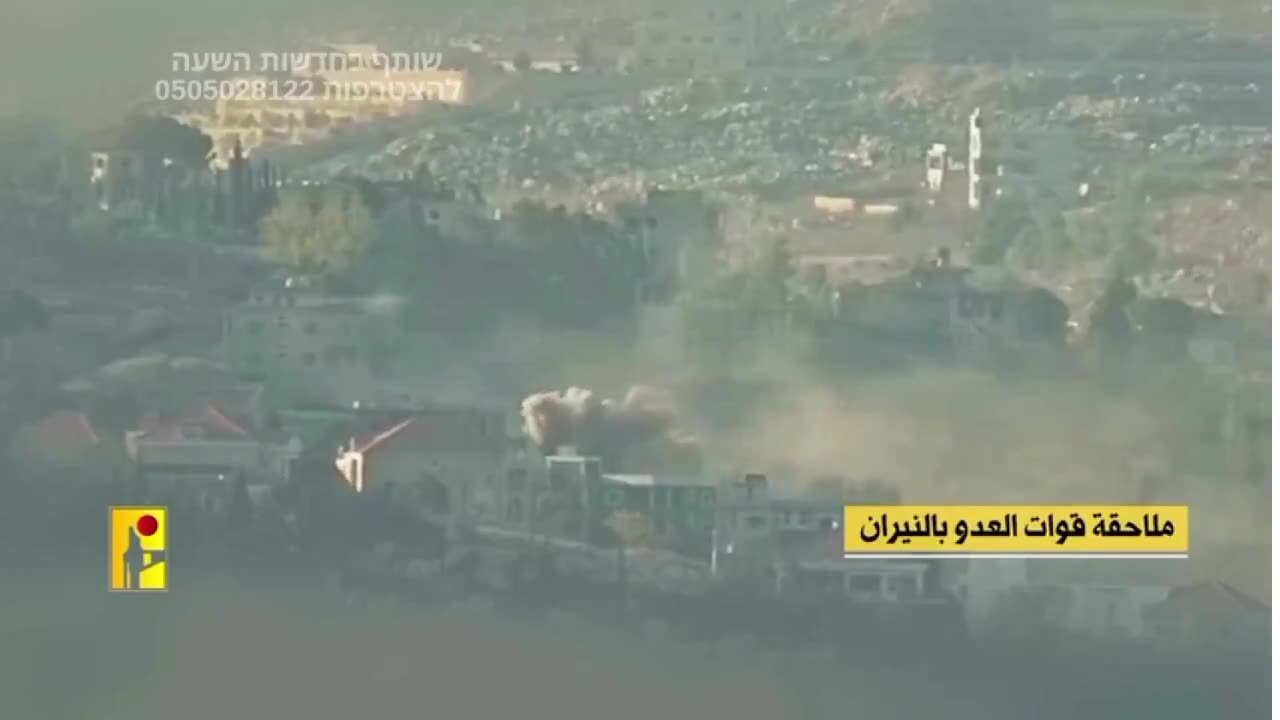 Hezbollah proudly posts a video showing their forces bombing Lebanese civilian
