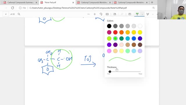 JC Chemistry Lesson Taught by Mr. Terence in Singapore - SG Chemistry