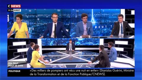 Sidéré, le présentateur de CNews fustige l'exécutif