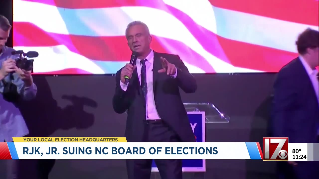 BREAKING: RFK Jr. Sues North Carolina Elections Board To Get Name Off Ballots…