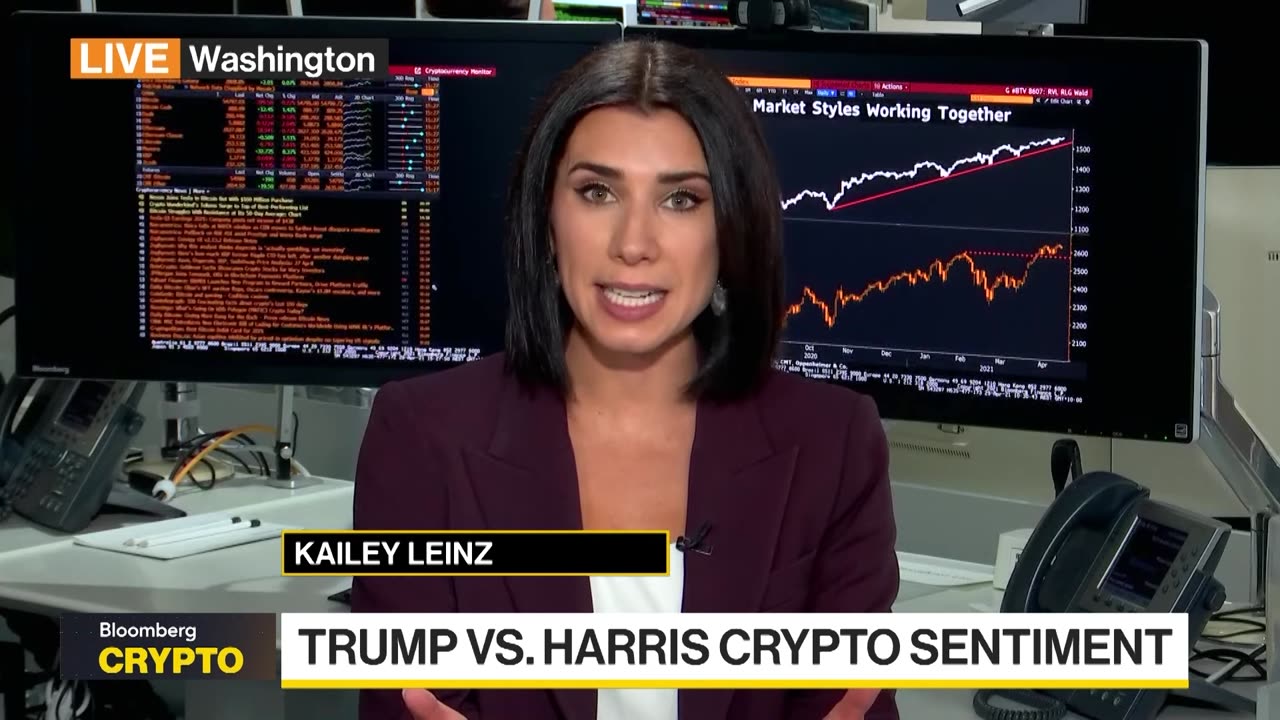 Trump Vs. Harris Crypto Sentiment | Bloomberg Crypto 09/10/2024