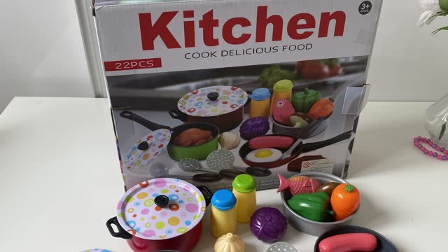 Toy kitchen for kids