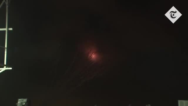 Israeli Iron Dome filmed intercepting rockets from Gaza_Cut