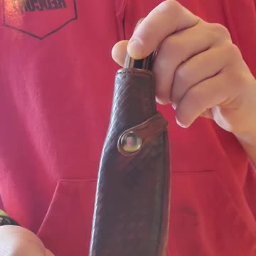Camp knife finished
