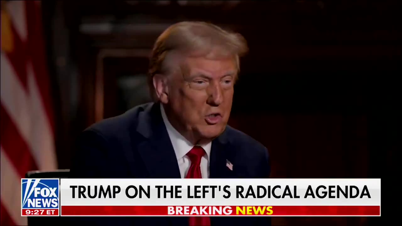 President Trump RIPS the far-left for allowing men to play women’s sports.