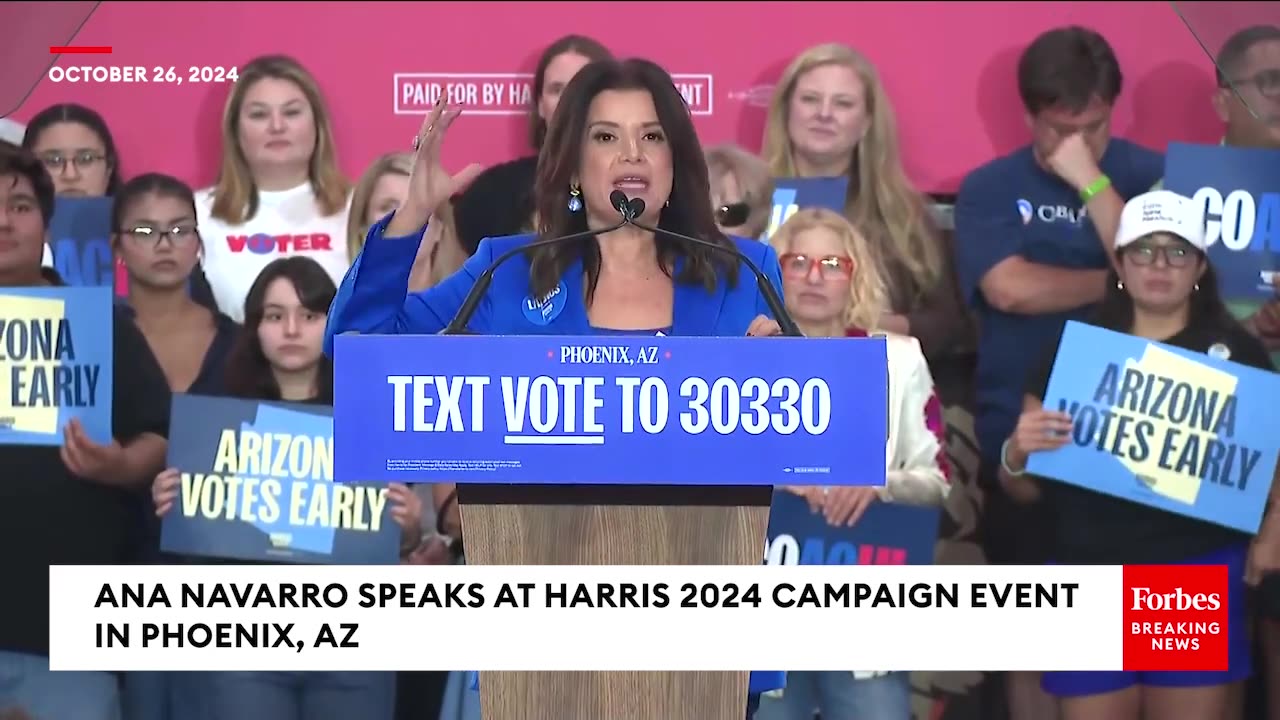 'I Am Voting For Childless Cat Ladies'- Ana Navarro Slams Trump-Vance Ticket At Walz's Arizona Rally