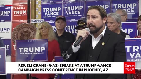 Eli Crane Slams Biden-Harris Admin Over Afghanistan Withdrawal at Presser