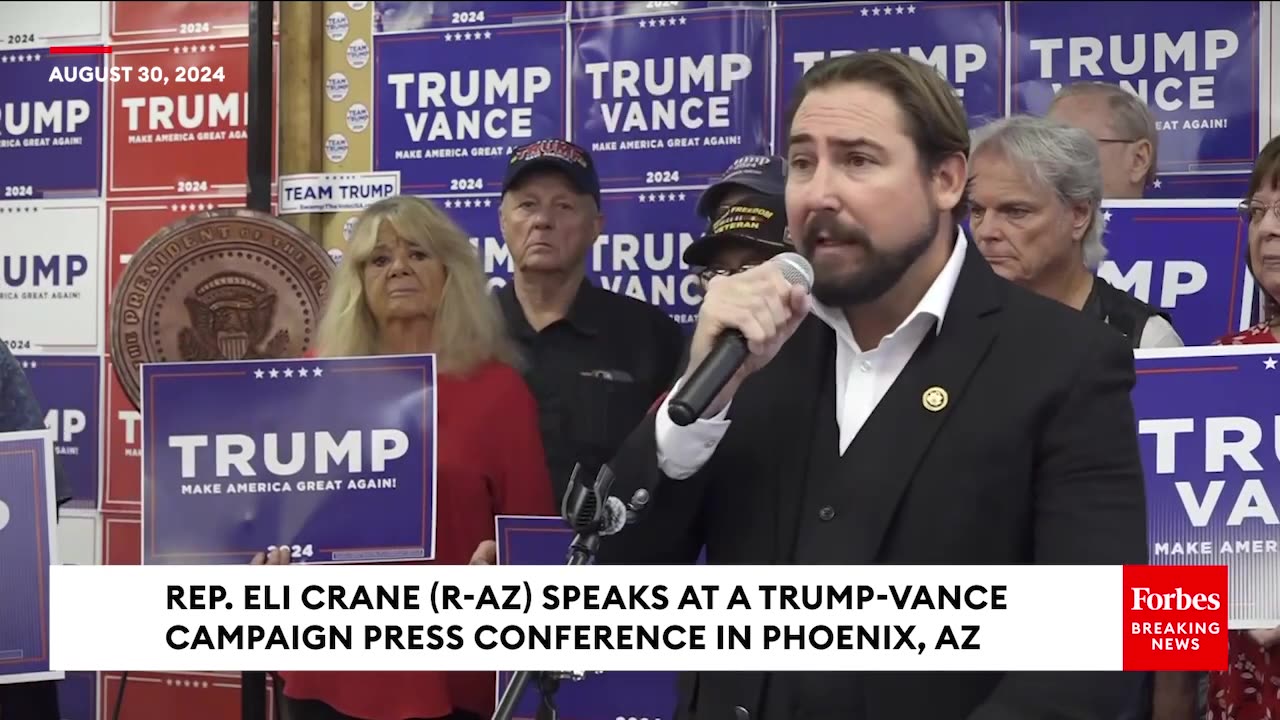 Eli Crane Slams Biden-Harris Admin Over Afghanistan Withdrawal at Presser