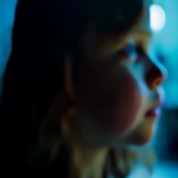 sad girl short ai animation