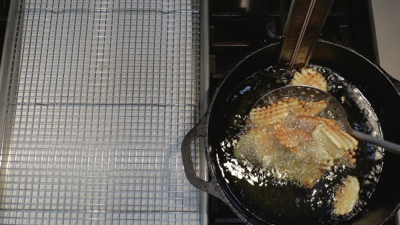 Homemade Waffle Fries Recipe