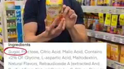 Health: products that are good but because of sugars they are more harmful than good