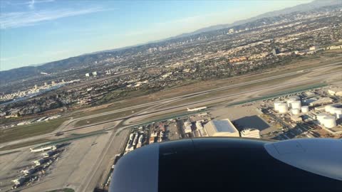 Take off from LAX