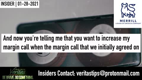 RETAIL INVESTOR LEAKS TAPE: Merrill Lynch Banker Admits Bank 'Takes Side of Institutional Investors'