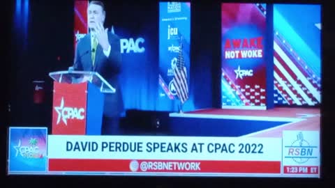 David Perdue at CPAC 2/27/2022