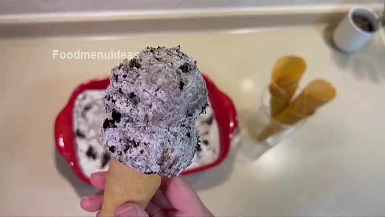 Cookie Ice Cream #cooking #foodmenuideas02