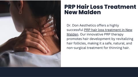 PRP Hair Loss Treatment New Malden