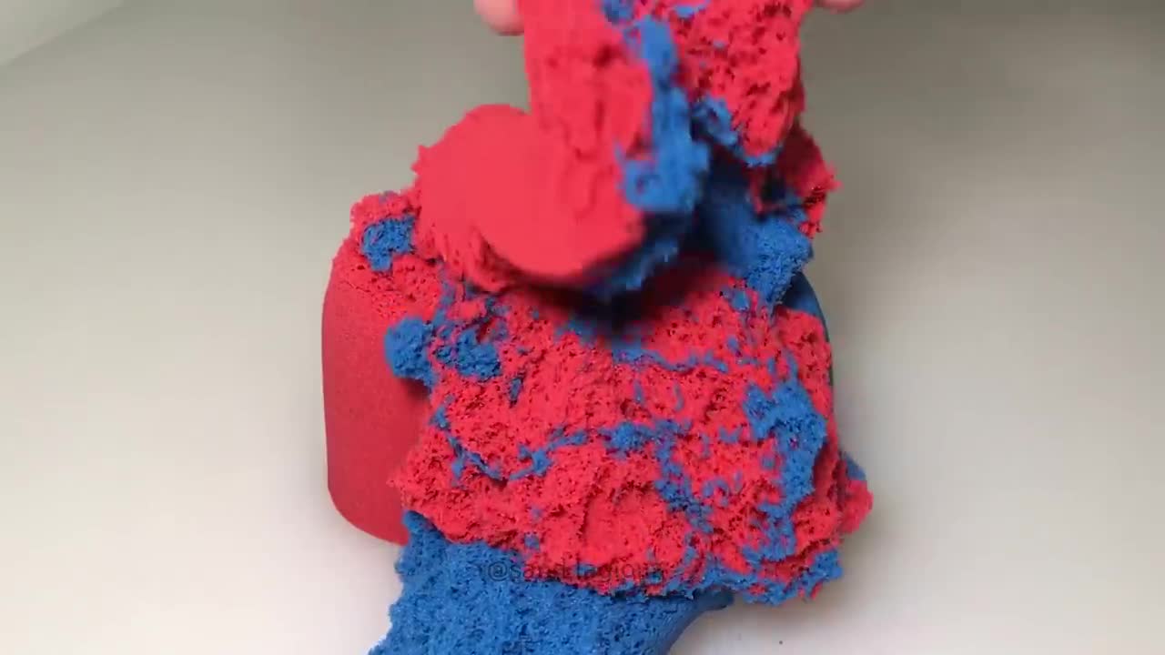 Very Satisfying and Relaxing Compilation 148 Kinetic Sand ASMR