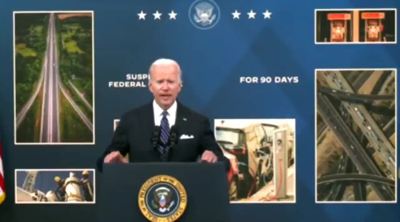 Biden: "Today, I’m calling on Congress to suspend the federal gas tax