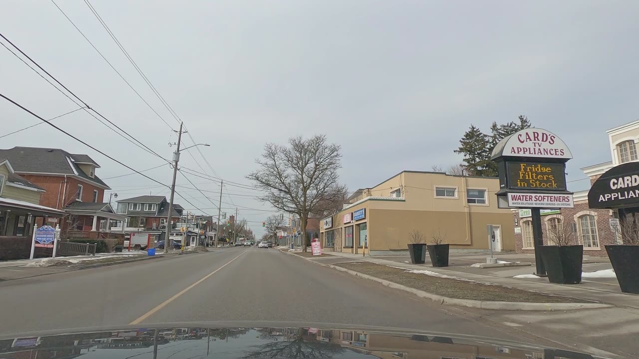 Driving CANADA - STOUFFVILLE town Ontario Canada | Downtown 4K drive