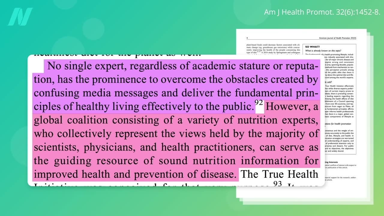 The Scientific Consensus on a Healthy Diet