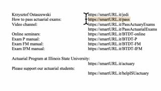 Exam FM exercise for June 1, 2022