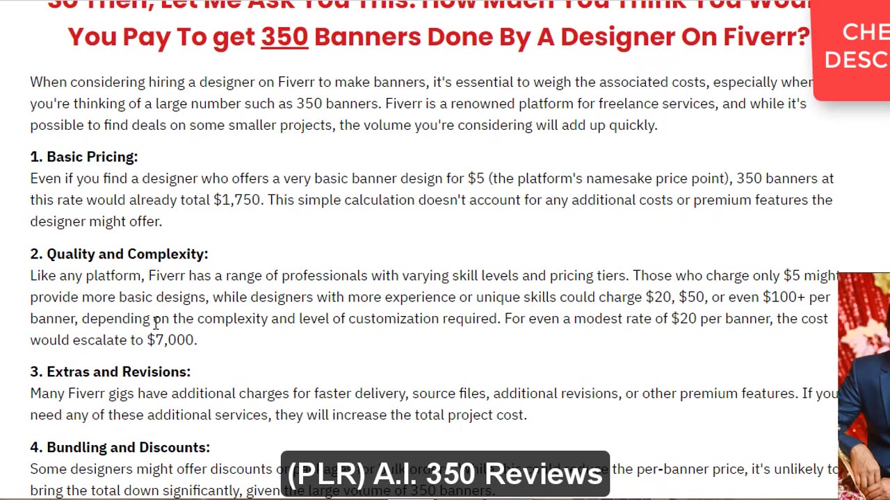 (PLR) A.I. 350 Reviews | how to online earning 2023