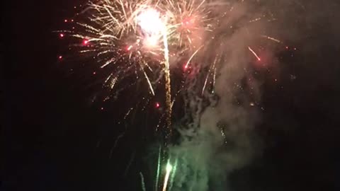 Beautiful fireworks display